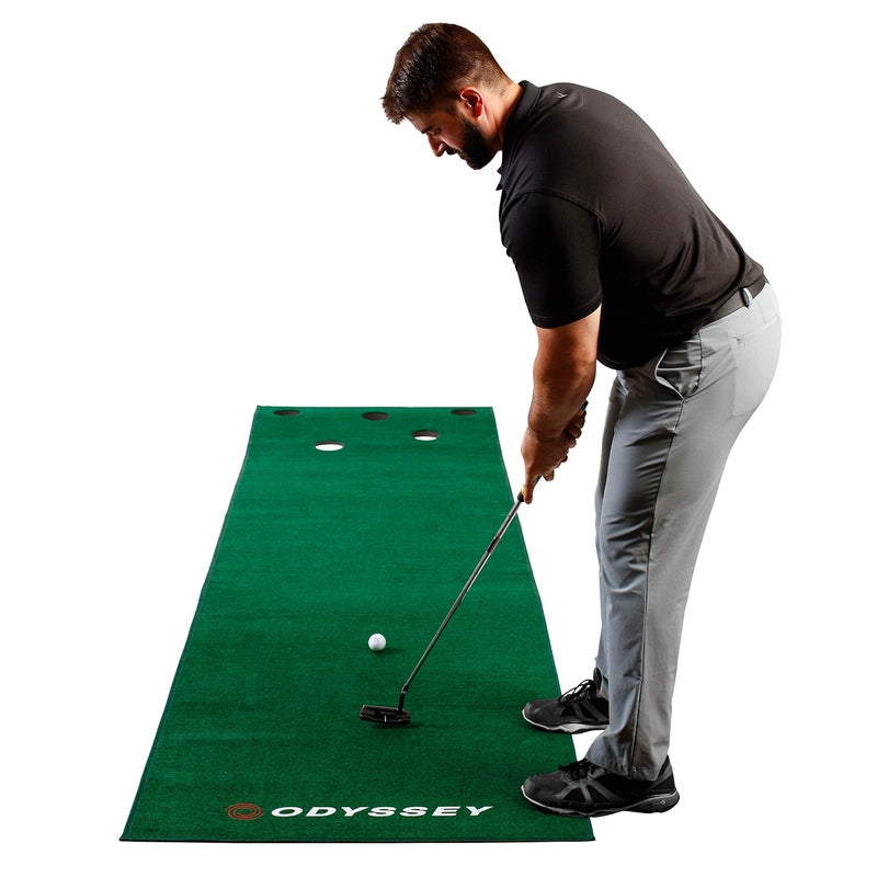 Callaway Odyssey 12 Ft. Indoor Putting Green Golf Mat Golf Putting Training Aid - Image 4
